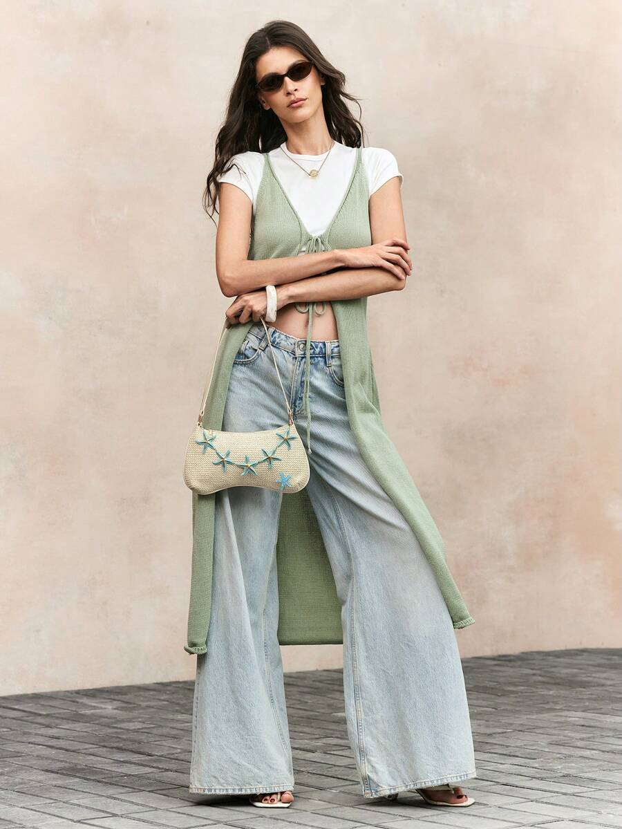 Viva Strut Summer Seaside Vacation Straw Bag