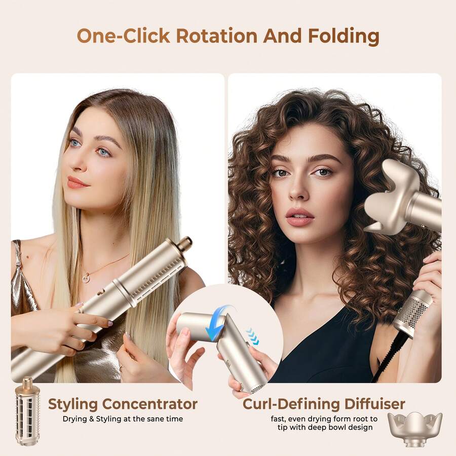 UKLISS Upgraded 8/7-In-1 Multifunctional Hair Styling Set