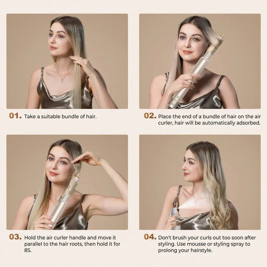 UKLISS Upgraded 8/7-In-1 Multifunctional Hair Styling Set