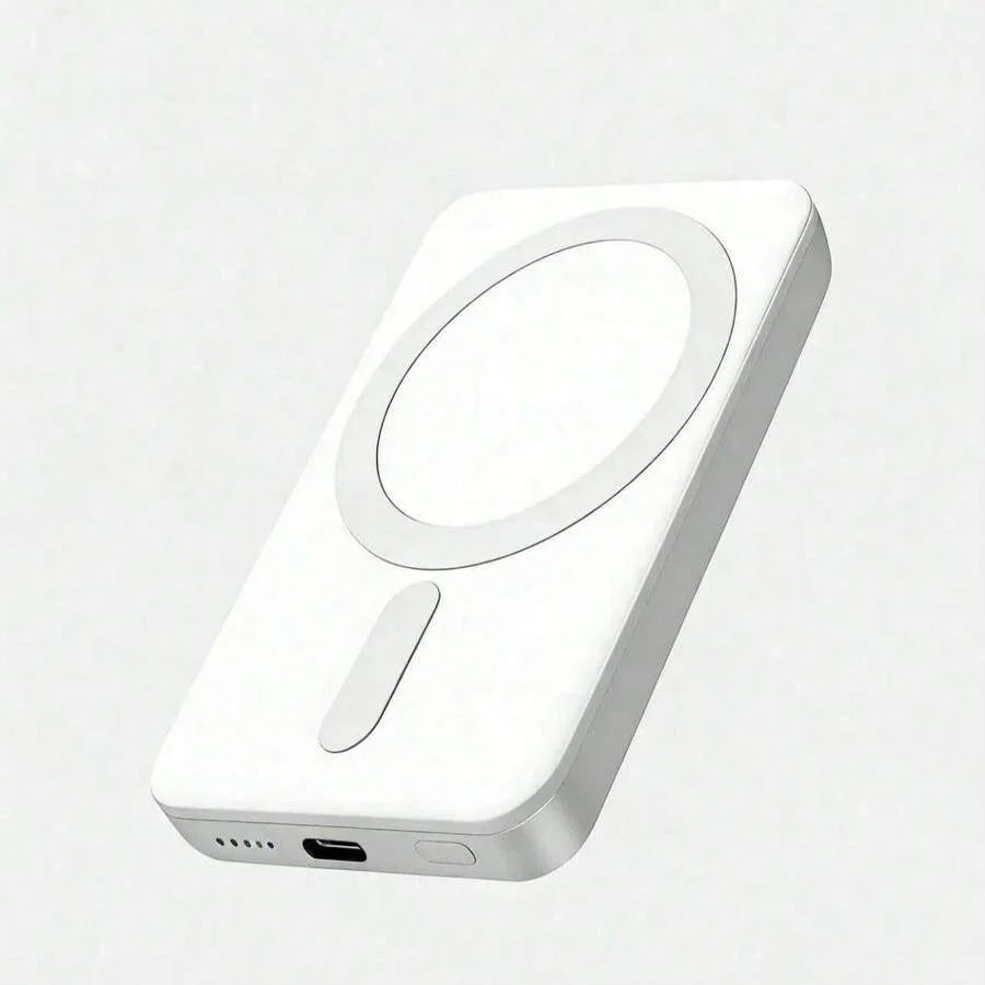 Fast Charging Magnetic Wireless Power Bank With MagSafe Ring Portable Charger