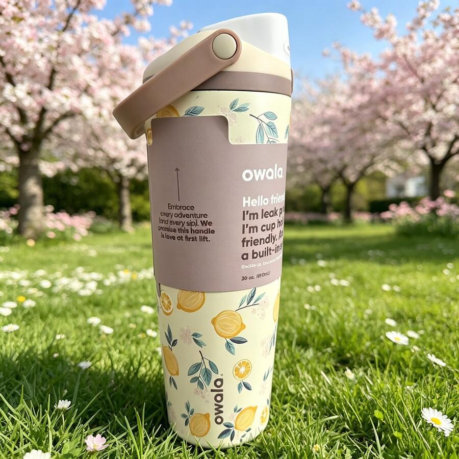 OWALA 30oz Stainless Steel Vacuum Insulated Coffee Tumbler