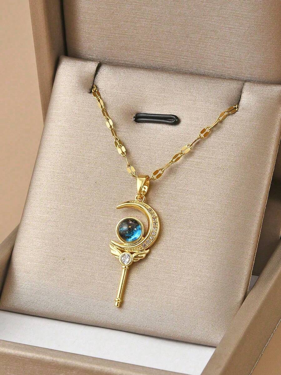 1pc Fashionable Starry Sky, Butterfly