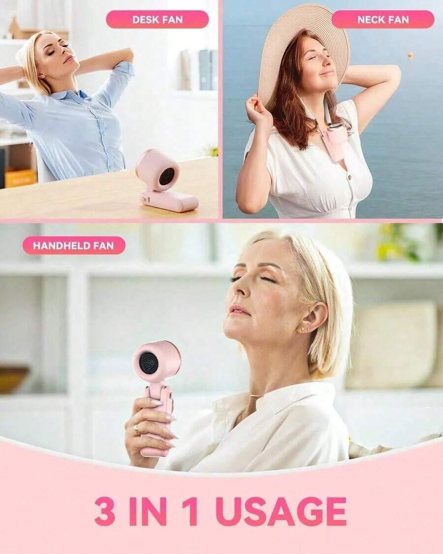 Portable Handheld Turbo Fan, 5 Gear Wind