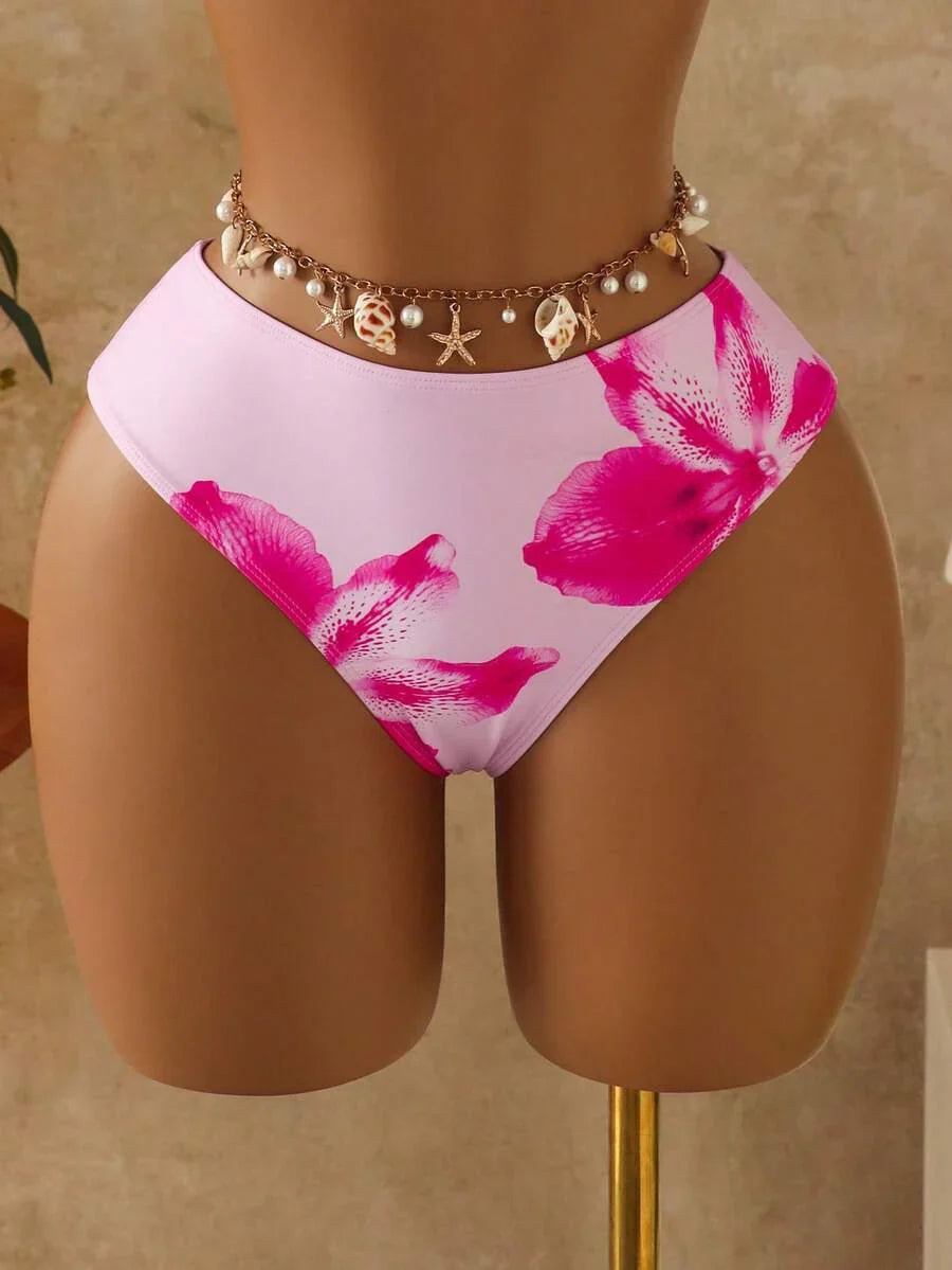 Tie Side Bikini 3-Piece Swimwear For Women
