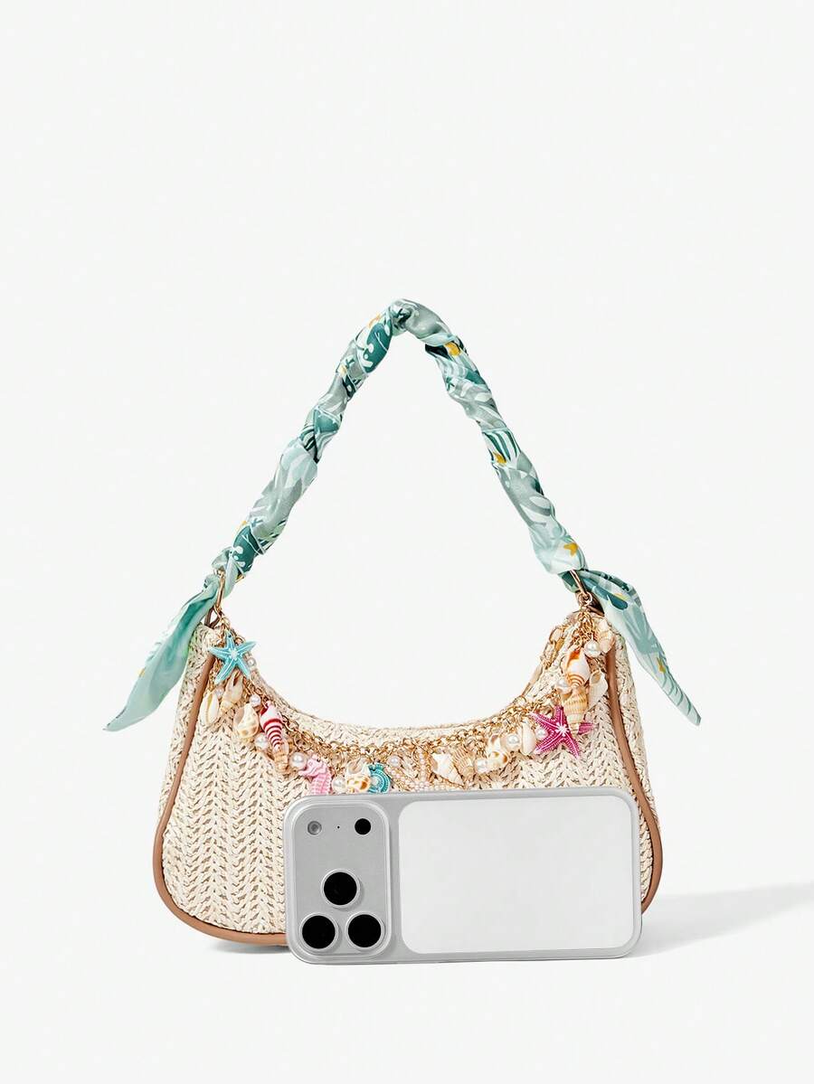 Viva Strut Summer Seaside Vacation Straw Bag
