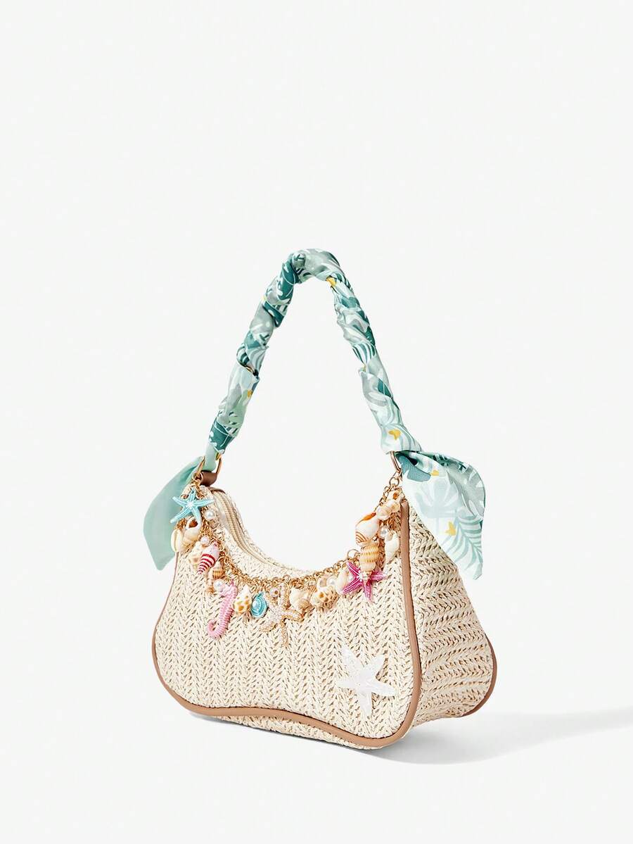 Viva Strut Summer Seaside Vacation Straw Bag