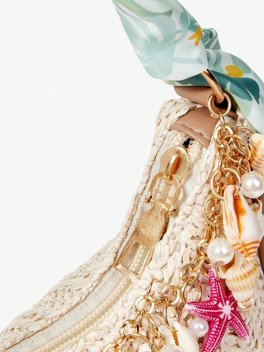 Viva Strut Summer Seaside Vacation Straw Bag