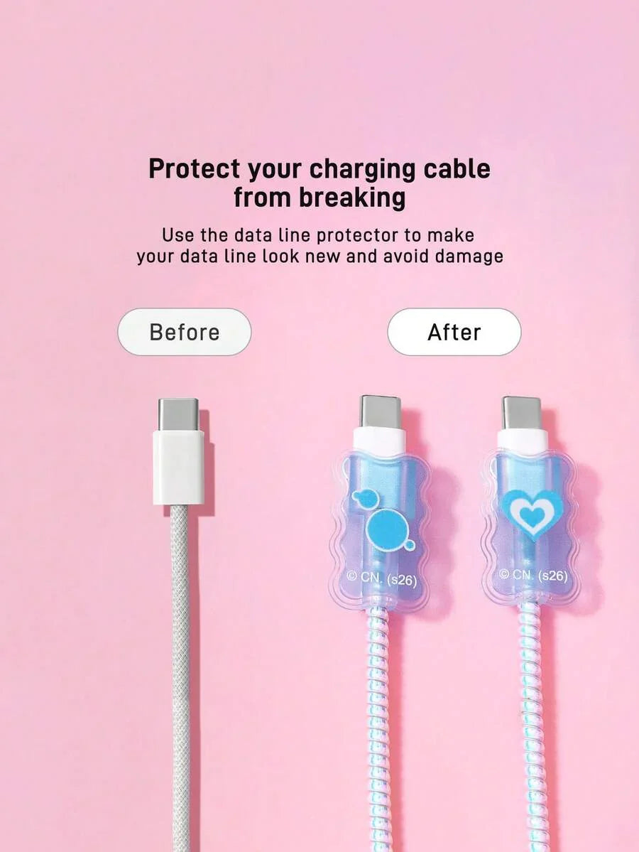 The Power Girl Folding Gradient Charging Head Protective Cover
