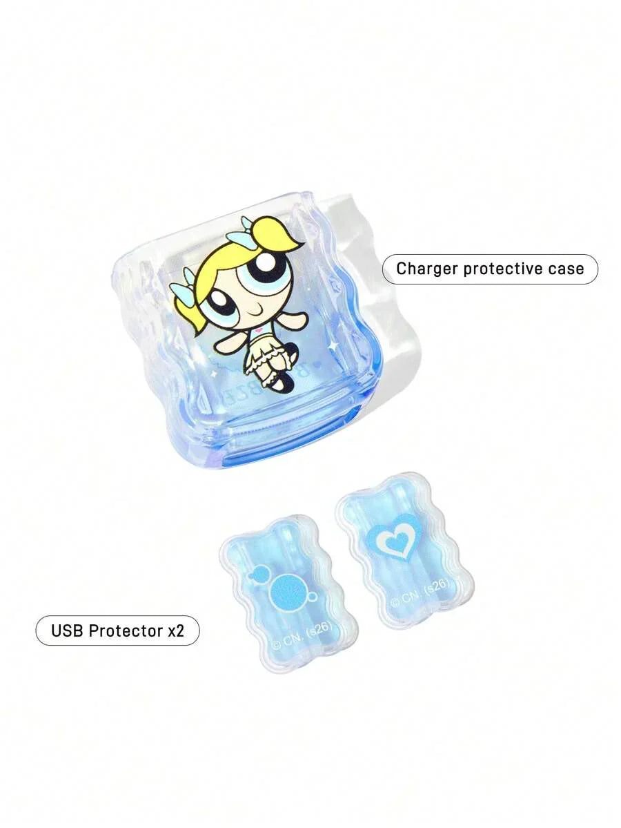 The Power Girl Folding Gradient Charging Head Protective Cover