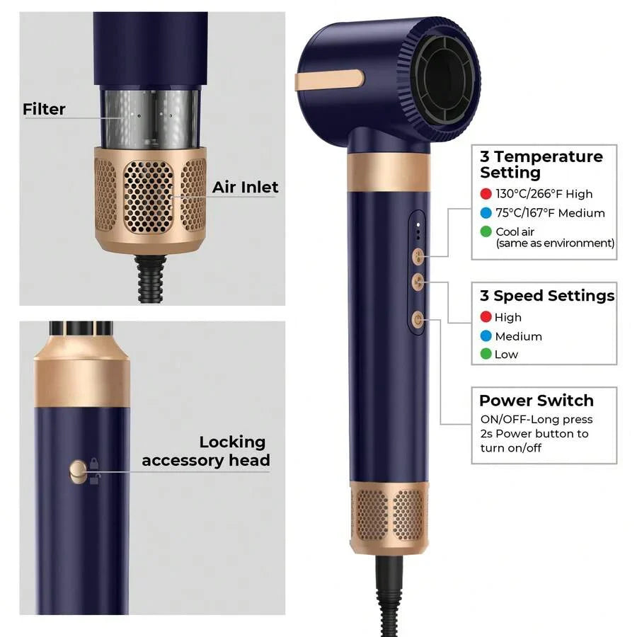 UKLISS Upgraded 5-In-1 Multifunctional Hair Styling Set