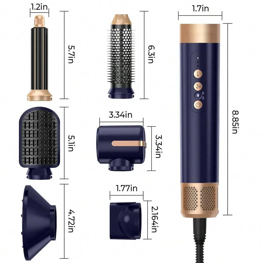 UKLISS Upgraded 5-In-1 Multifunctional Hair Styling Set
