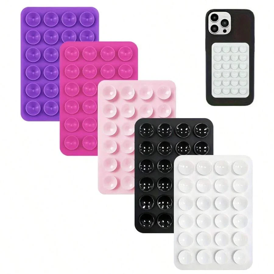 Suction Cup Phone Holder Set Silicone Phone Holders