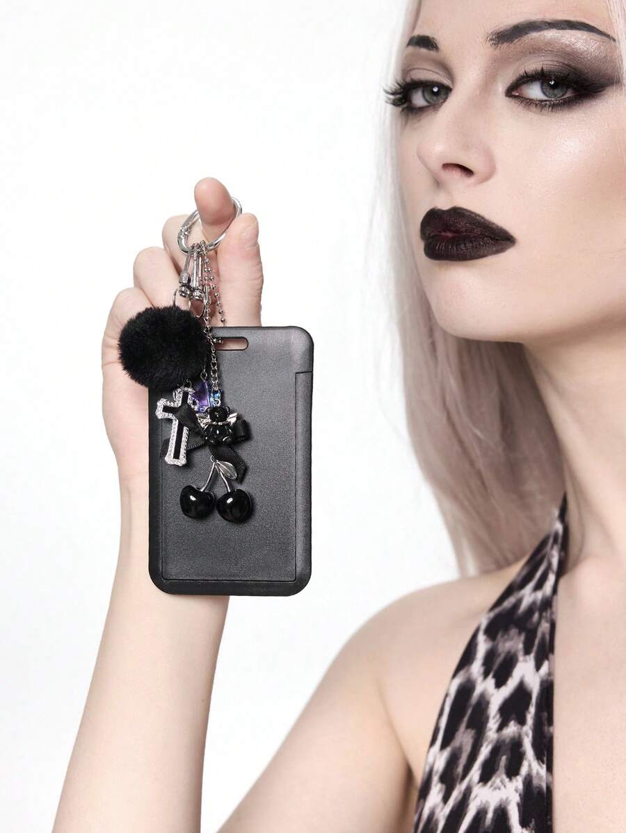 ROMWE Kawaii 1 College Style Red Card Cover