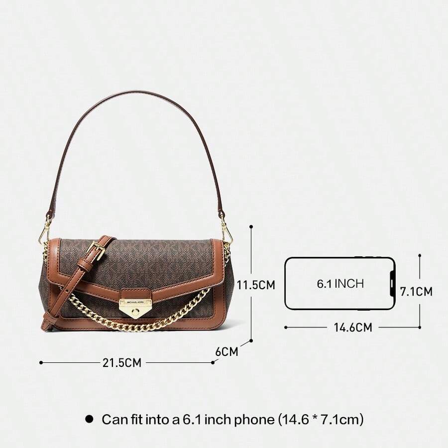 Michael Kors Soho Small Signature Logo Convertible Crossbody Bag
