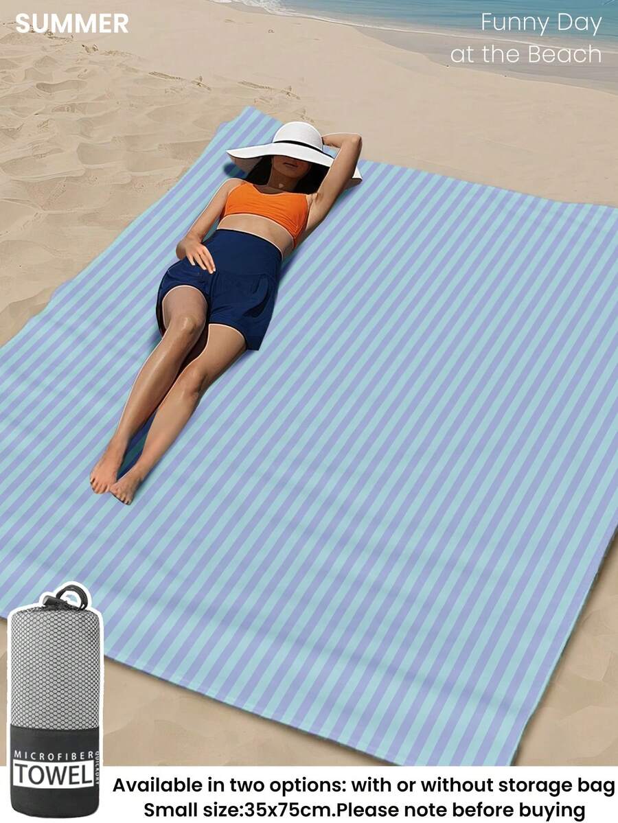Printed Beach Towel, Summer Fruit Pattern Swimwear