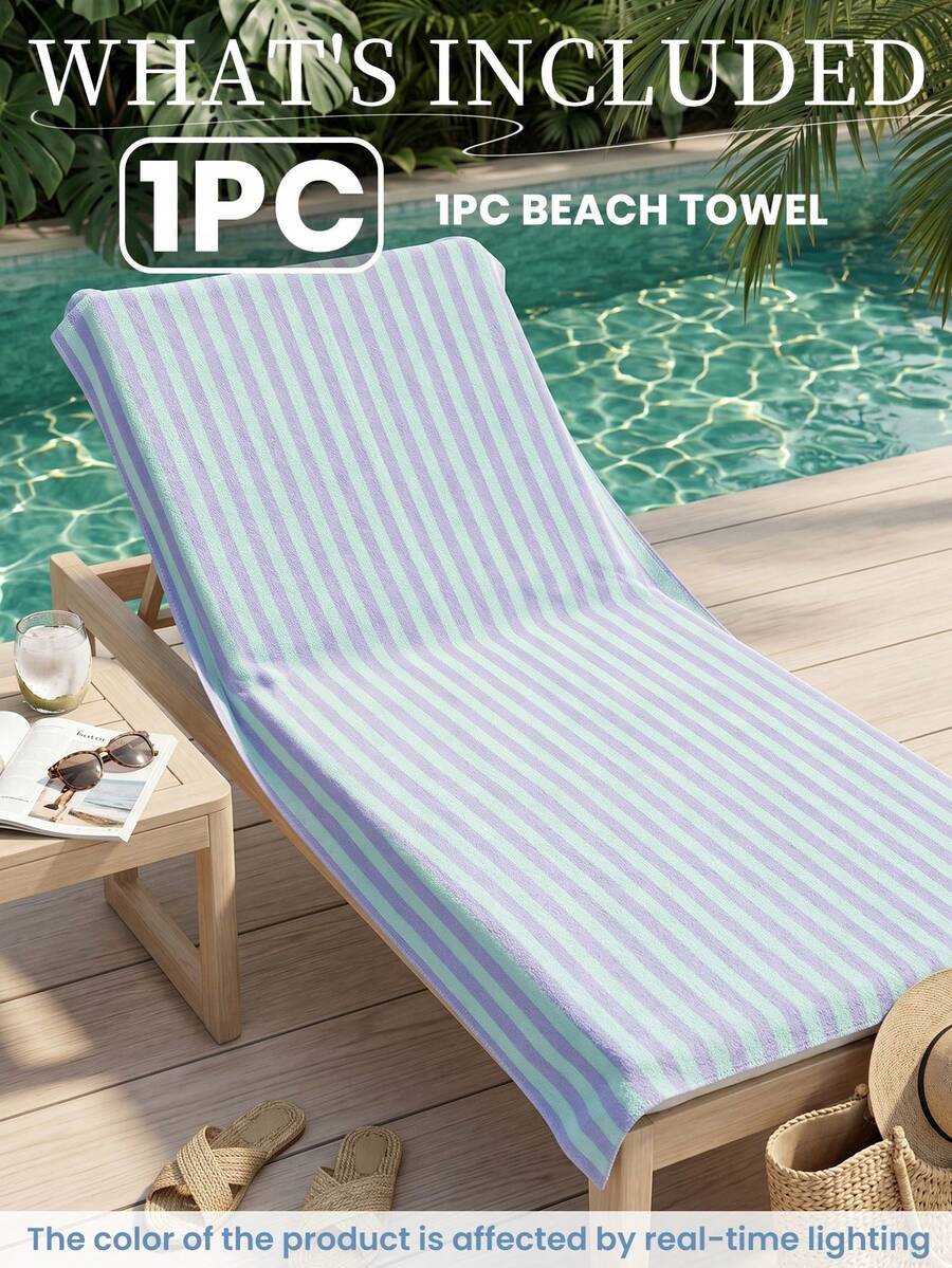 Printed Beach Towel, Summer Fruit Pattern Swimwear