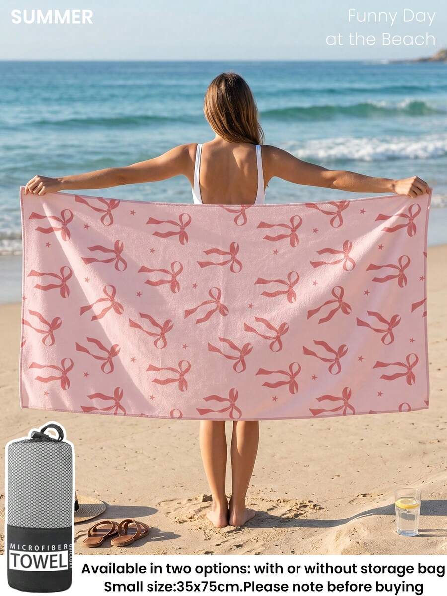 Printed Beach Towel, Summer Fruit Pattern Swimwear