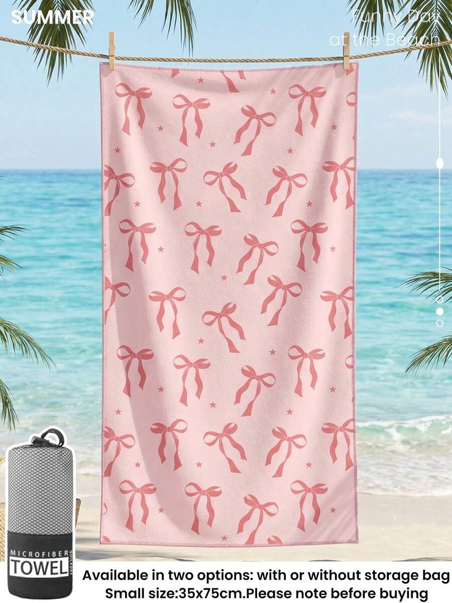 Printed Beach Towel, Summer Fruit Pattern Swimwear