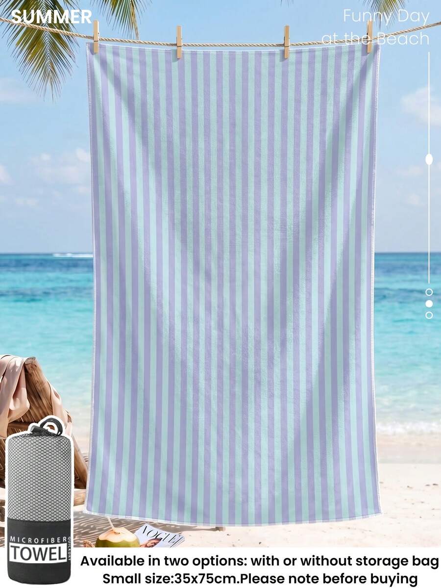 Printed Beach Towel, Summer Fruit Pattern Swimwear
