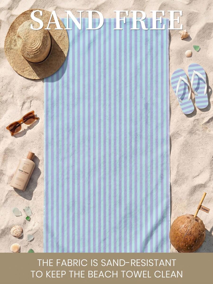 Printed Beach Towel, Summer Fruit Pattern Swimwear