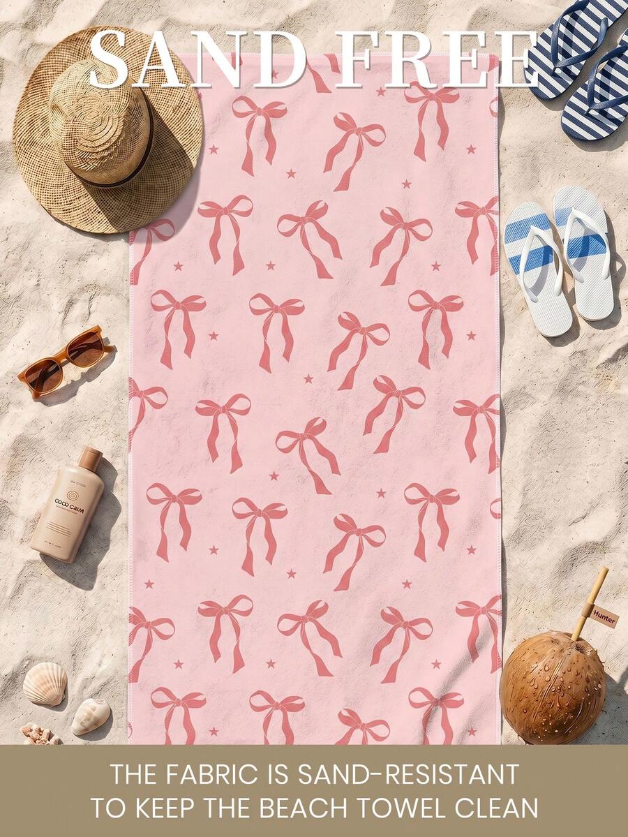 Printed Beach Towel, Summer Fruit Pattern Swimwear
