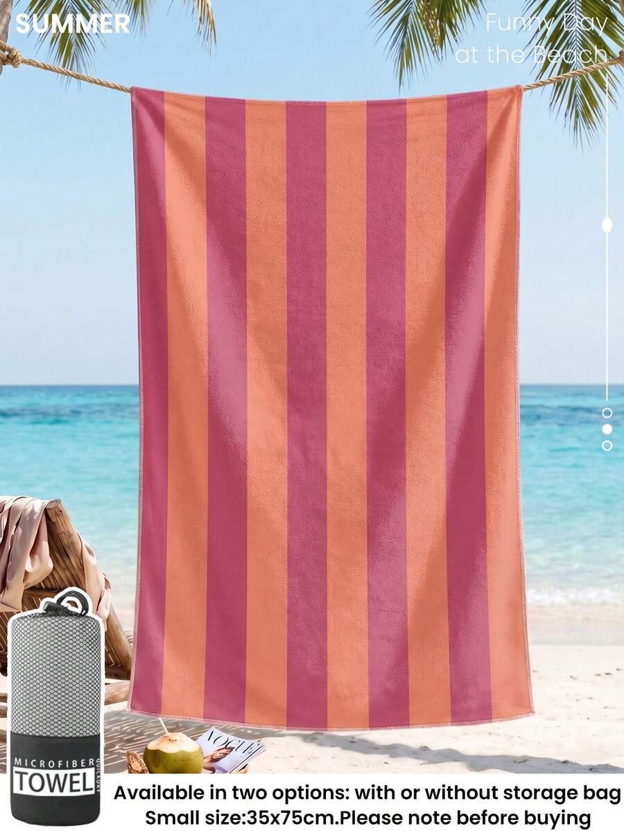 Printed Beach Towel, Summer Fruit Pattern Swimwear