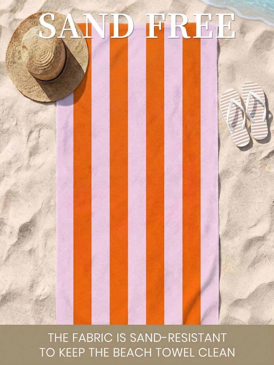 Printed Beach Towel, Summer Fruit Pattern Swimwear