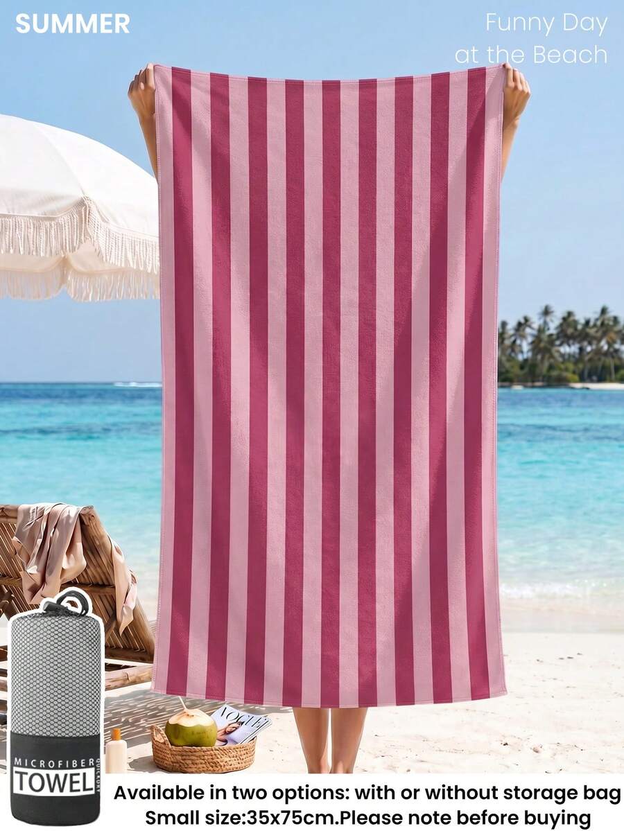 Printed Beach Towel, Summer Fruit Pattern Swimwear