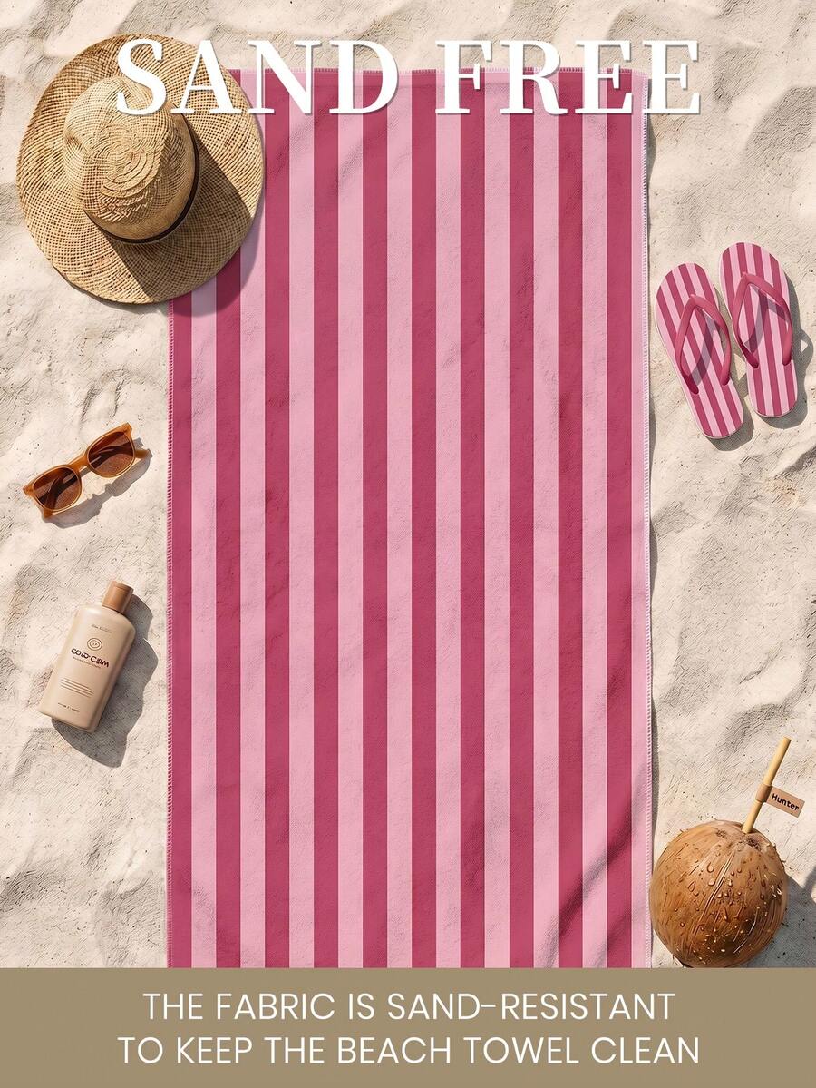 Printed Beach Towel, Summer Fruit Pattern Swimwear