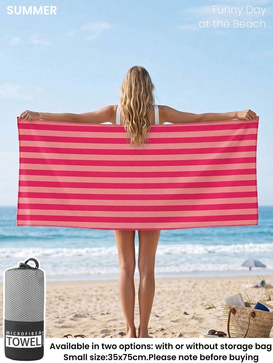 Printed Beach Towel, Summer Fruit Pattern Swimwear