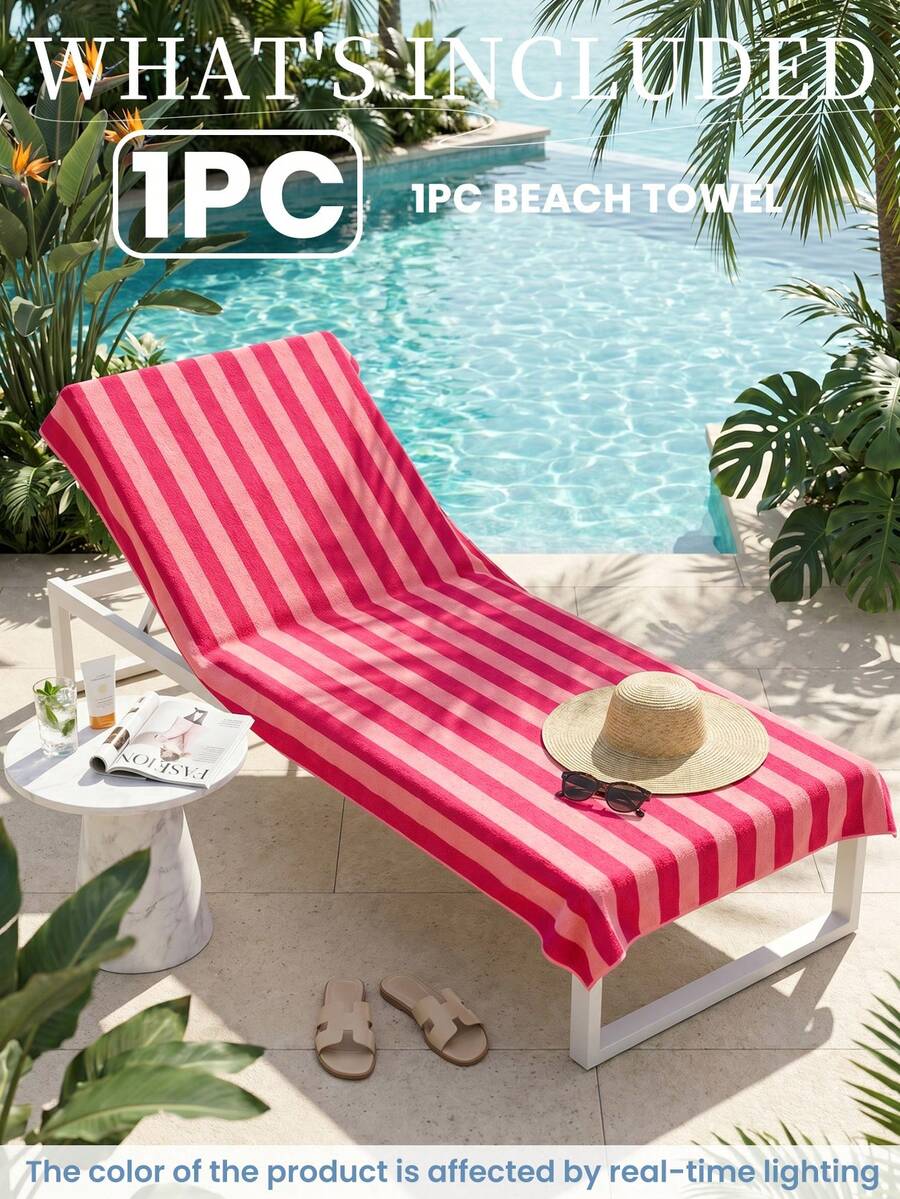 Printed Beach Towel, Summer Fruit Pattern Swimwear