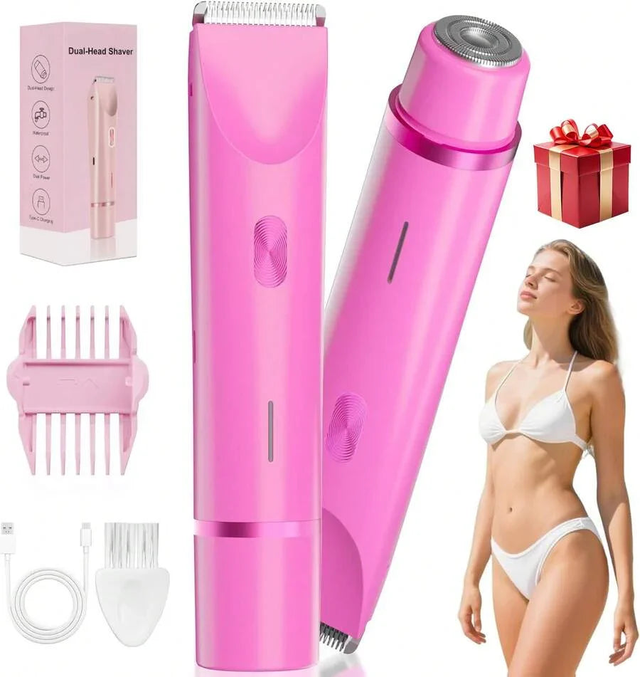 2 In 1 Women Electric Razor & Bikini Trimmer