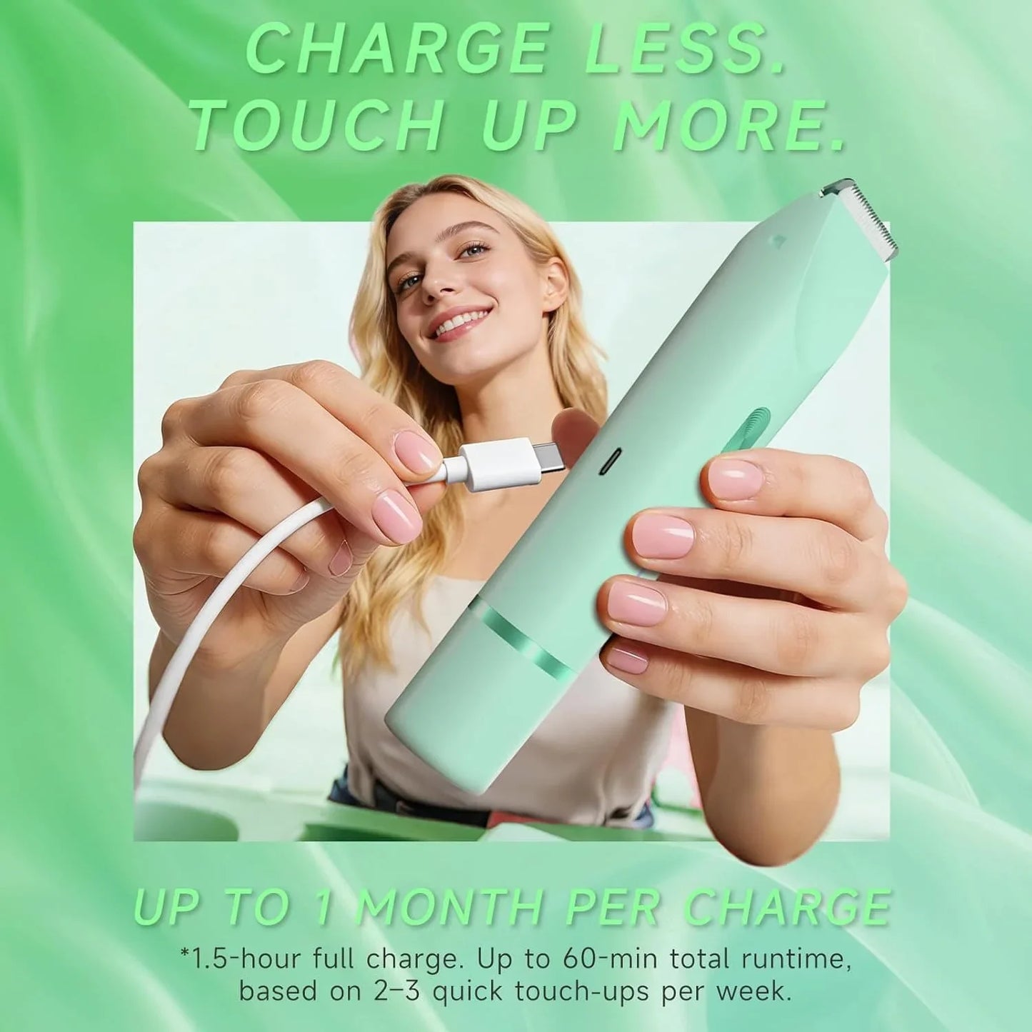 2 In 1 Women Electric Razor & Bikini Trimmer