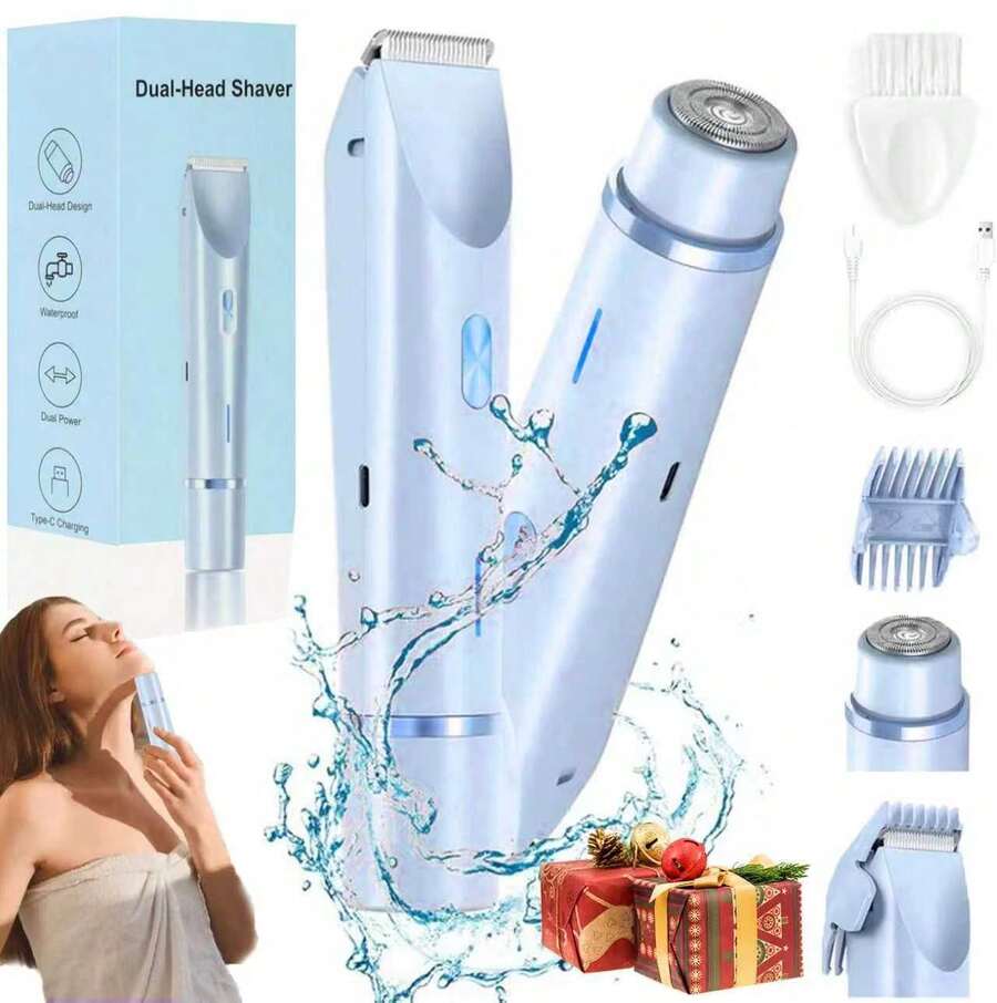 2 In 1 Women Electric Razor & Bikini Trimmer