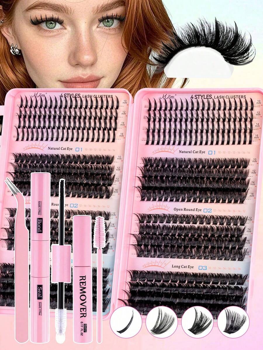 MEM Eyelash Extension Kit, DIY Eyelash Extension Set