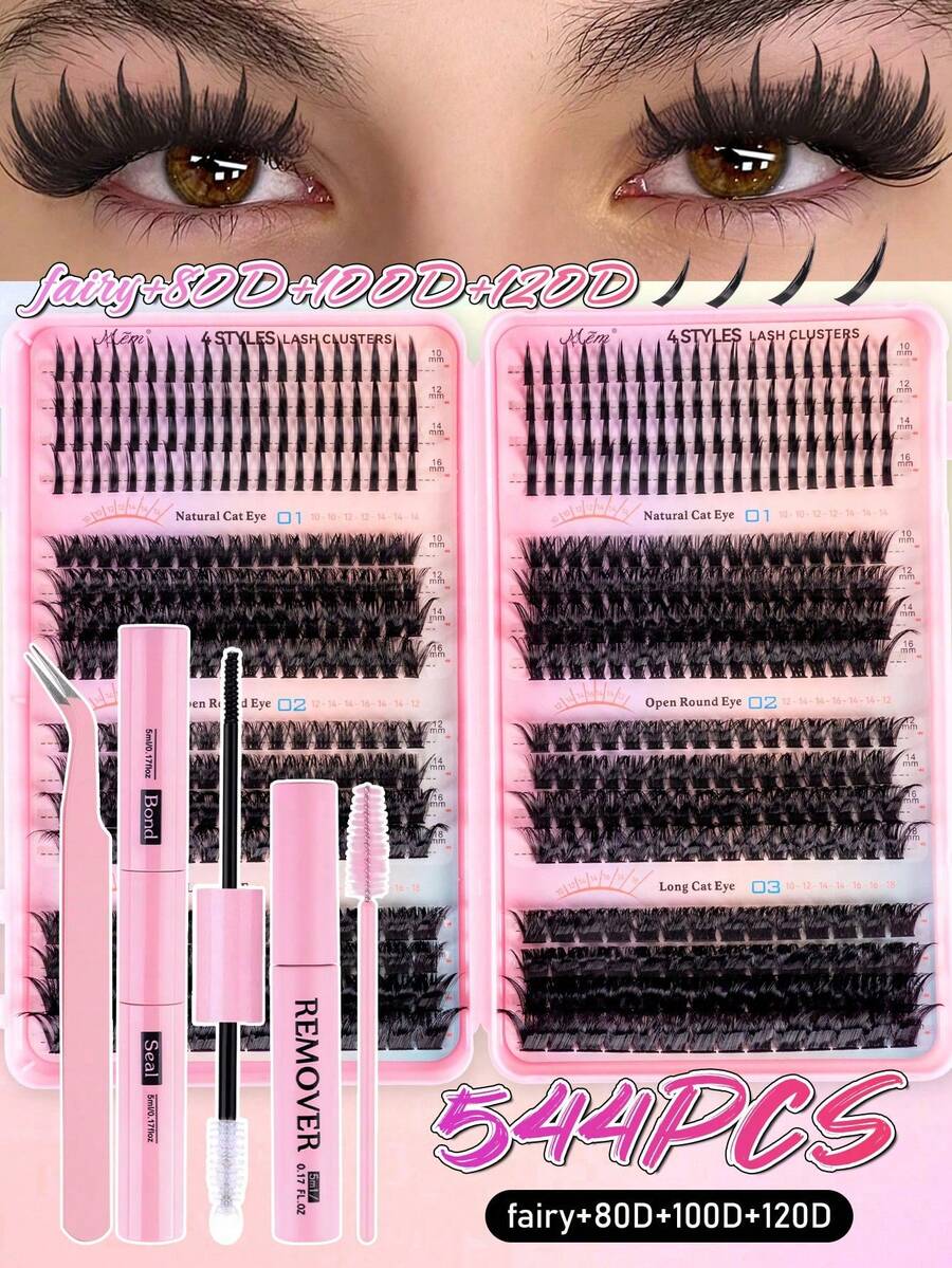 MEM Eyelash Extension Kit, DIY Eyelash Extension Set
