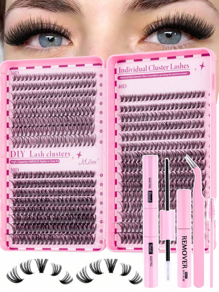 MEM Eyelash Extension Kit, DIY Eyelash Extension Set