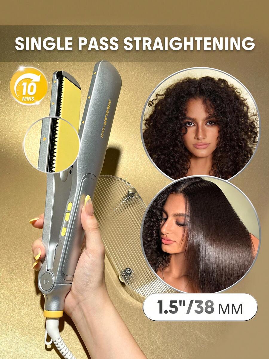 SHEGLAM HAIR Sleek Chic Wide Glide Straightener