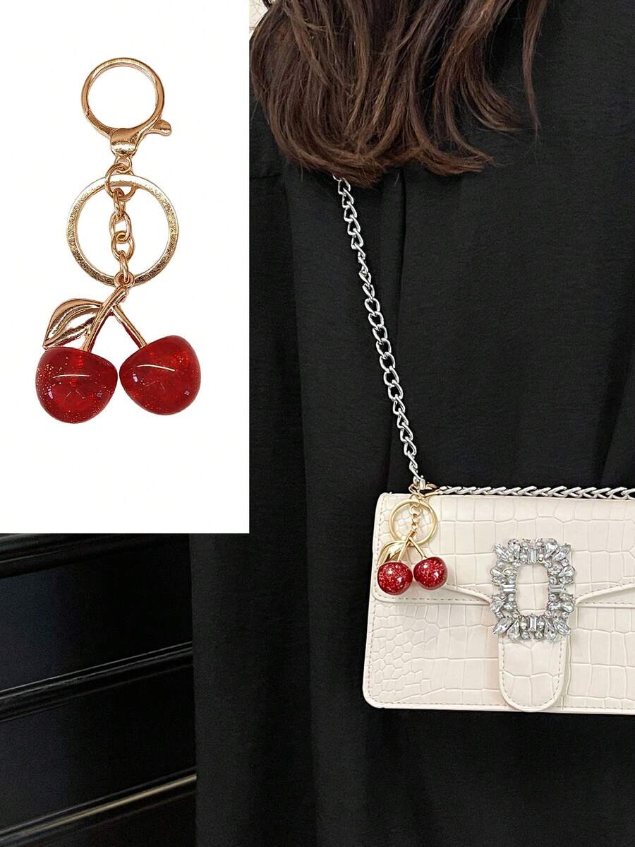Cherry Pendant, New Large Cherry Crystal Pendant