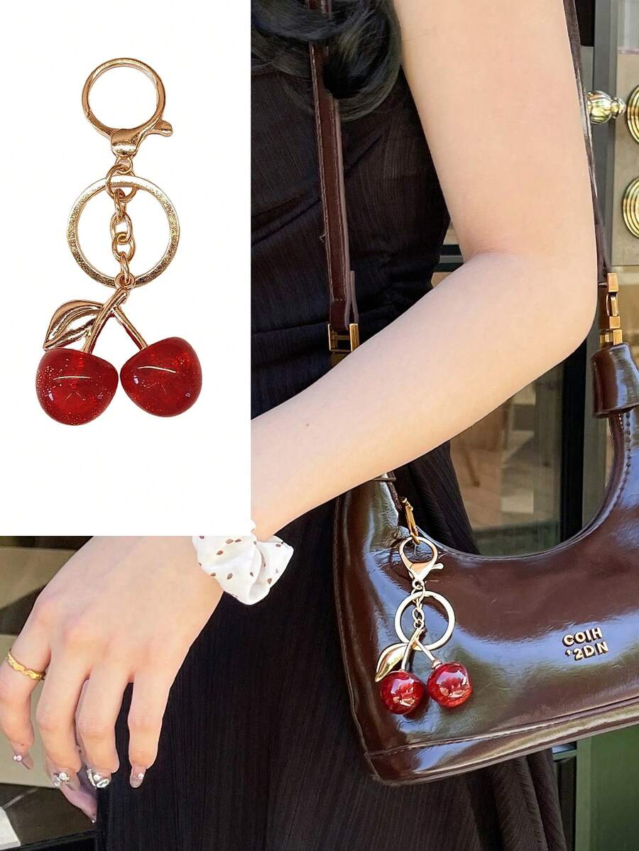 Cherry Pendant, New Large Cherry Crystal Pendant