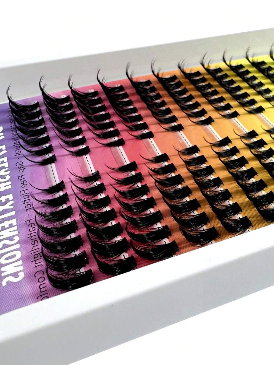 32pcs/10pcs C-Curl Flirty Fairy False Eyelash Clusters