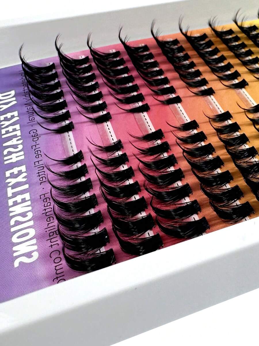 32pcs/10pcs C-Curl Flirty Fairy False Eyelash Clusters