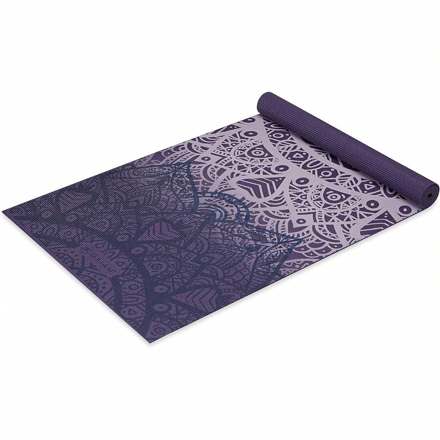 Gaiam Print Yoga Mat, Non Slip Exercise & Fitness Mat