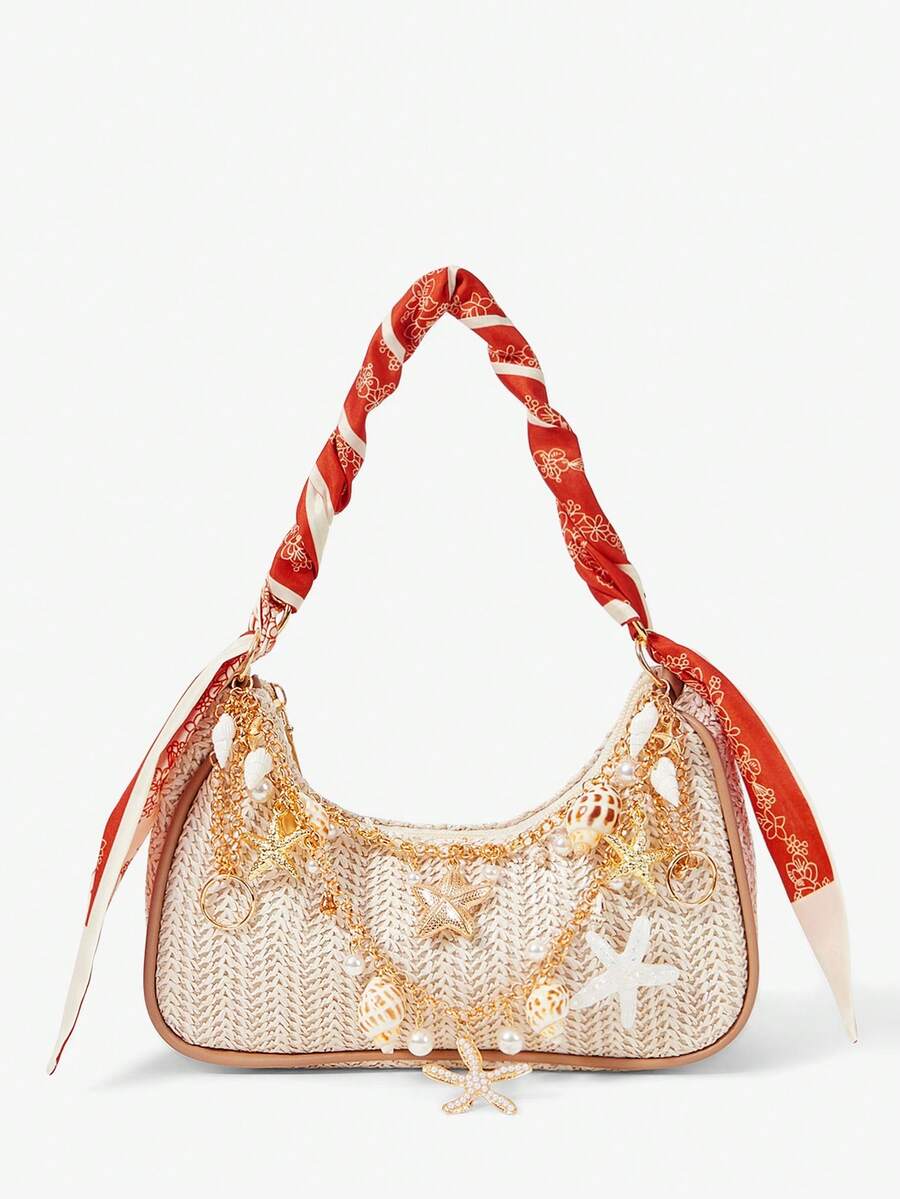 Viva Strut Summer Seaside Vacation Straw Bag