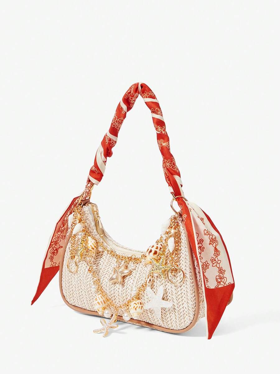 Viva Strut Summer Seaside Vacation Straw Bag