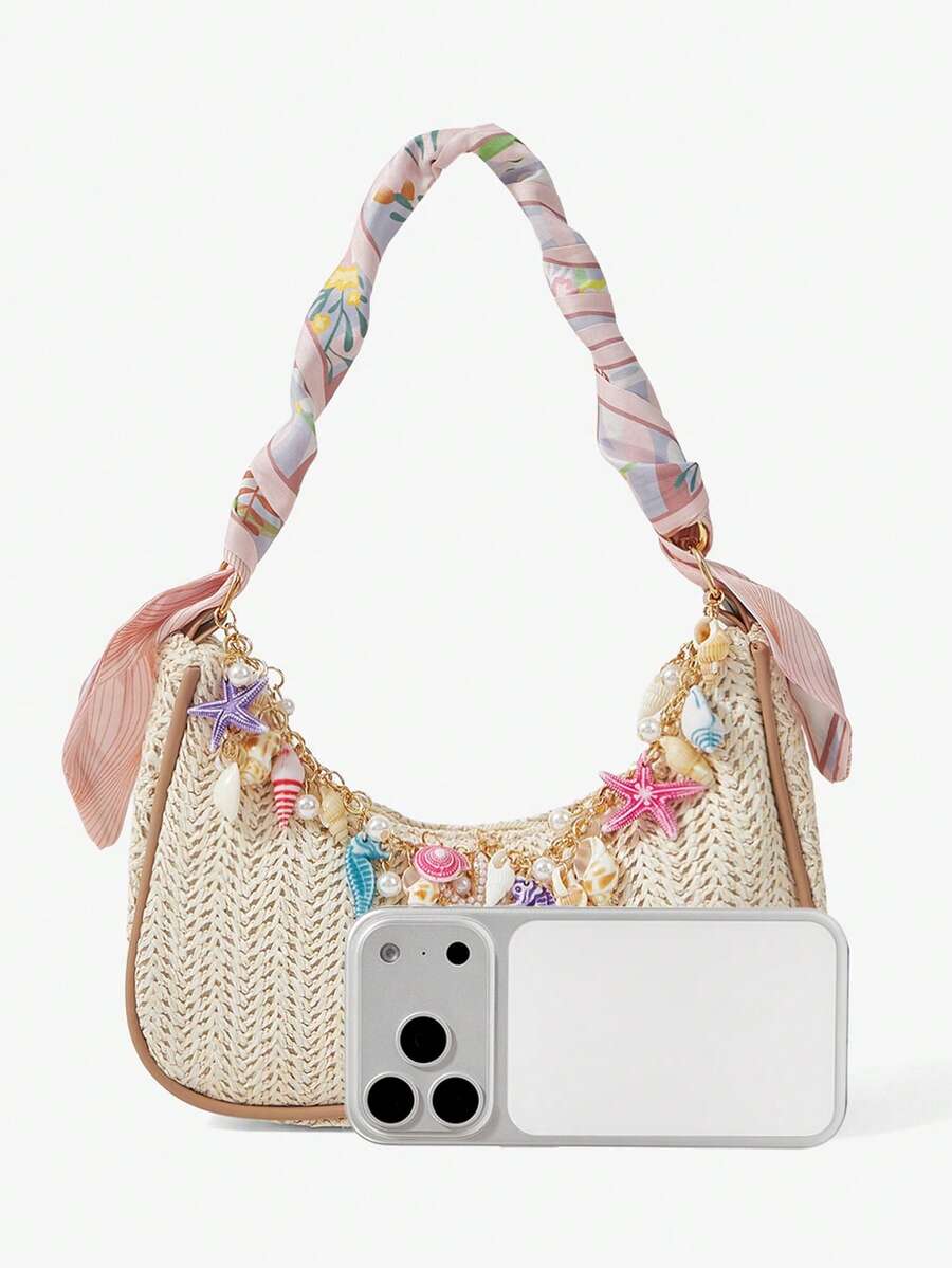 Viva Strut Summer Seaside Vacation Straw Bag
