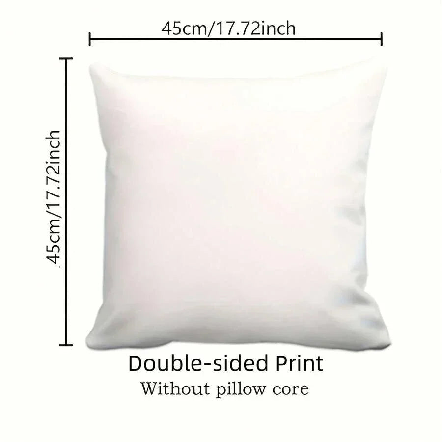 2pcs American Flag Waterproof Throw Pillow Cover Stars