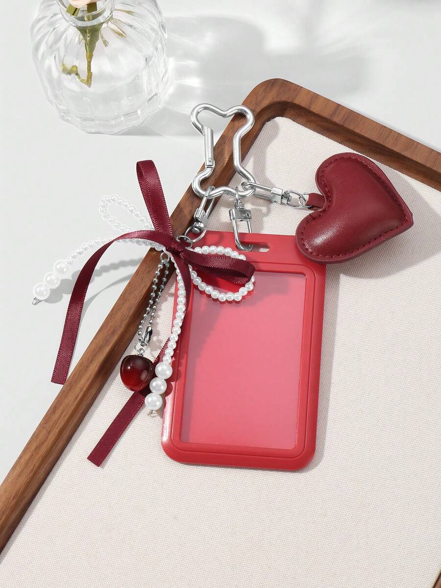 ROMWE Kawaii 1 College Style Red Card Cover