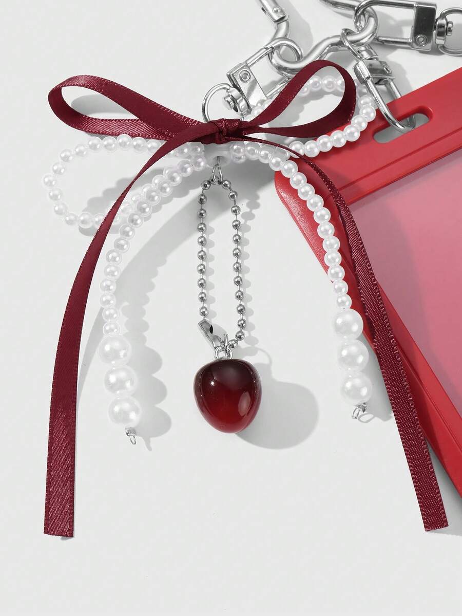 ROMWE Kawaii 1 College Style Red Card Cover