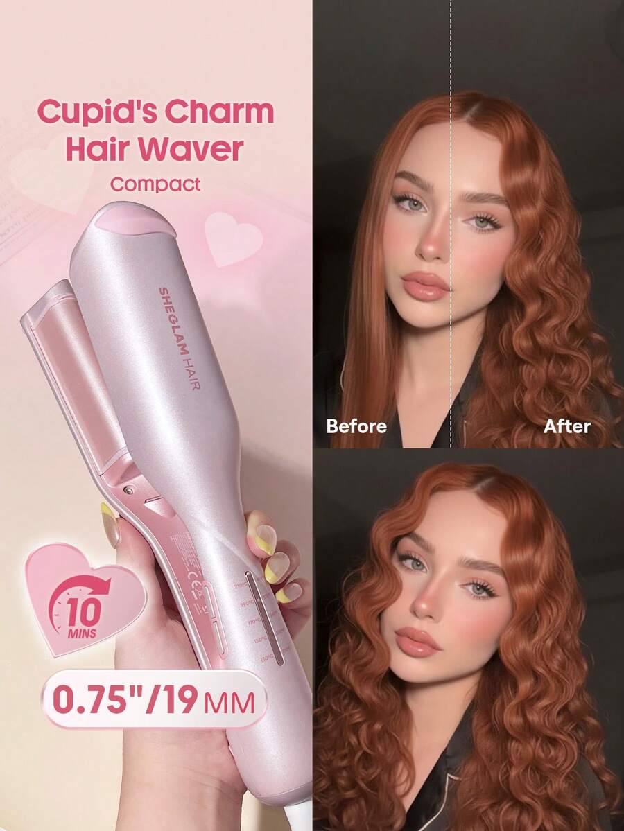 SHEGLAM HAIR Cupid's Charm Beach Babe Hair Waver
